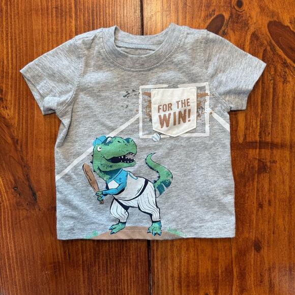 Carter's‎ 3 Month For the Win Dinosaur Baseball T-Shirt - Picture 1 of 2